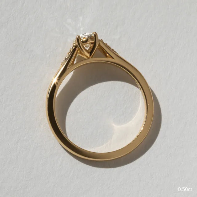 Francis Yellow Gold Engagement Ring