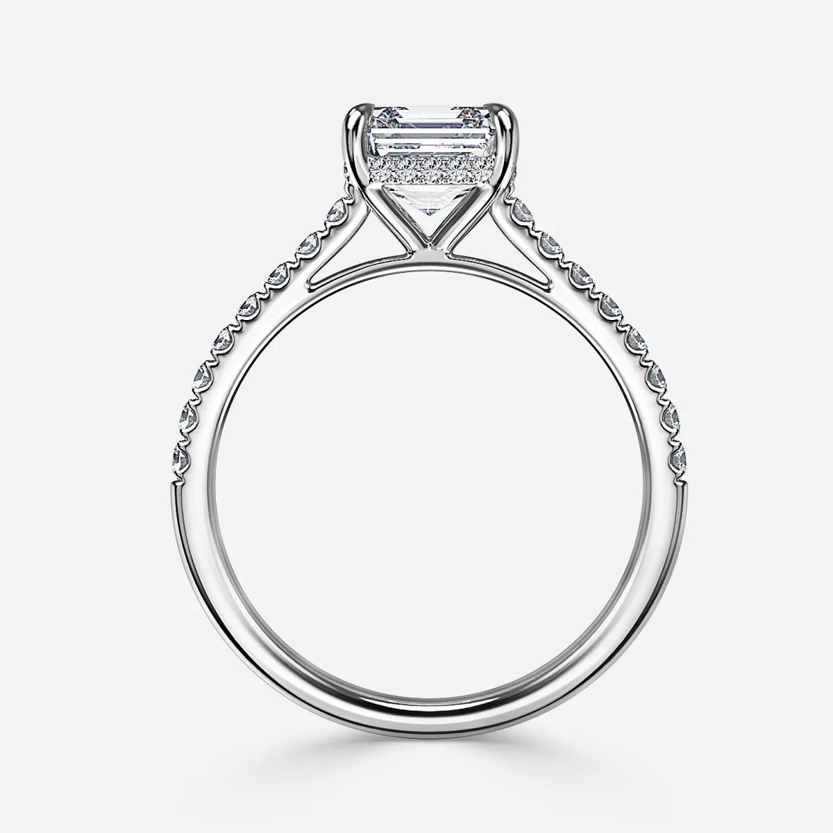 Aisha White Gold Engagement Ring