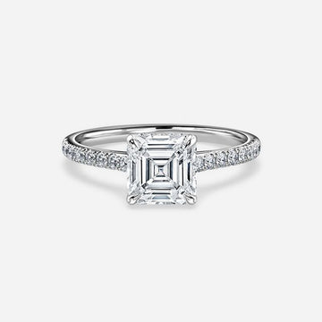 Aisha White Gold Engagement Ring