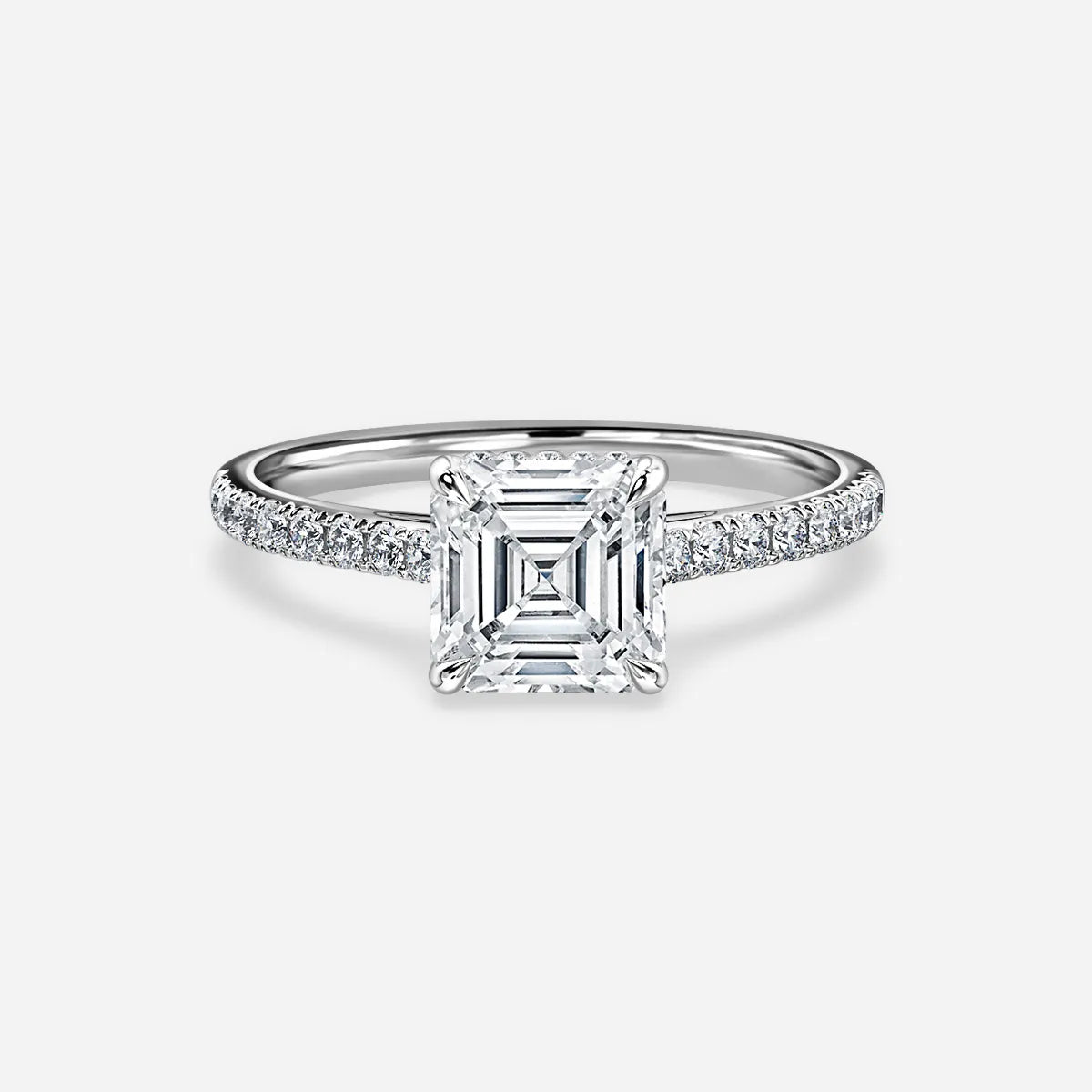 Aisha White Gold Engagement Ring