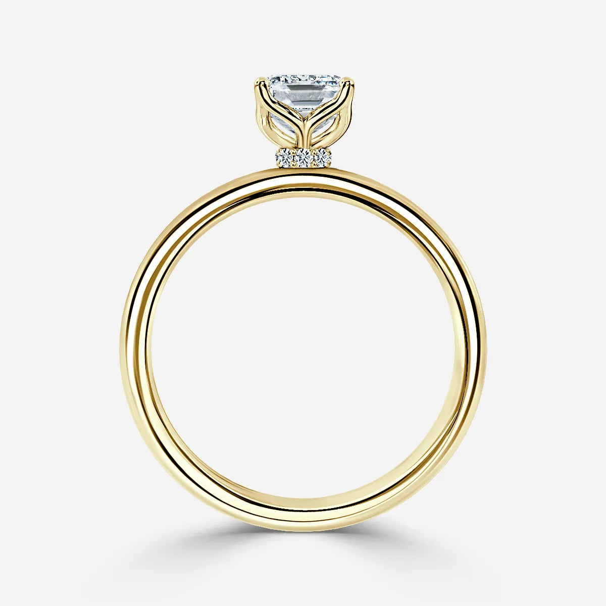 Una Yellow Gold Engagement Ring