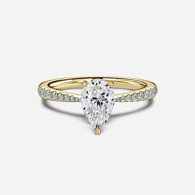 Firefly Yellow Gold Engagement Ring