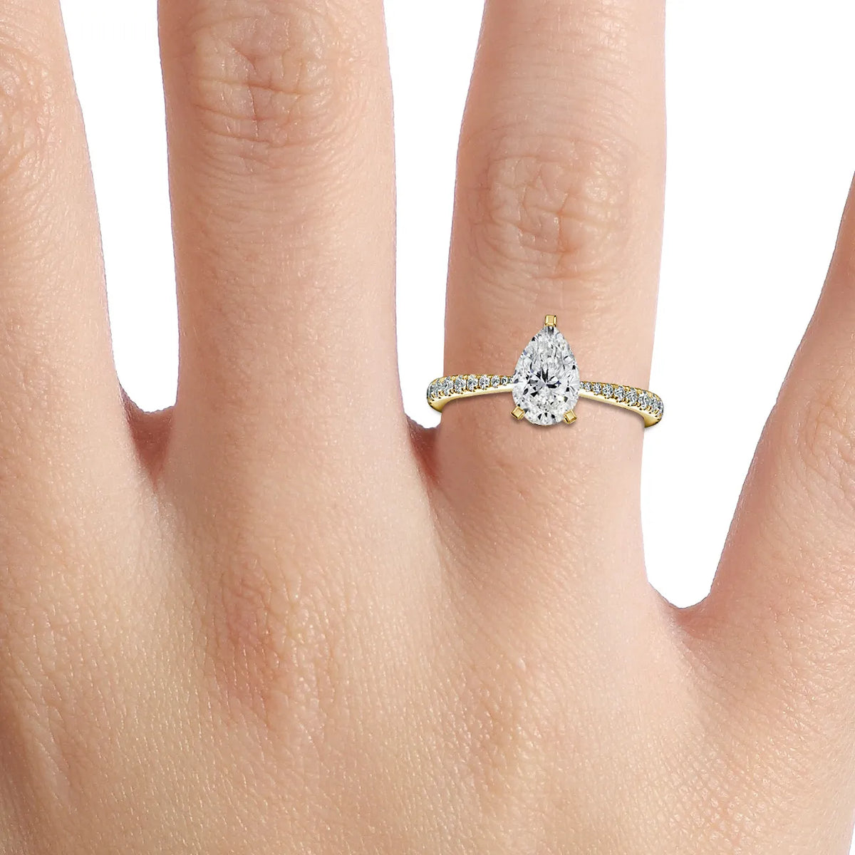 Firefly Yellow Gold Engagement Ring