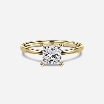 Jessie Tulip Yellow Gold Solitaire Engagement Ring