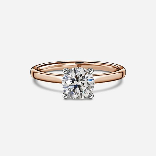 Kate Two Tone Rose Gold Engagement Ring