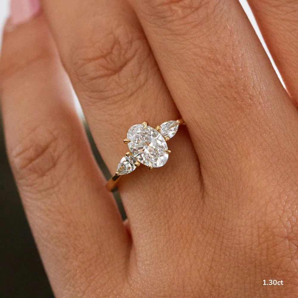 Vivian Yellow Gold Engagement Ring