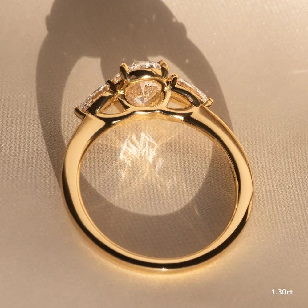Vivian Yellow Gold Engagement Ring