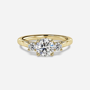 Rohini Yellow Gold Engagement Ring