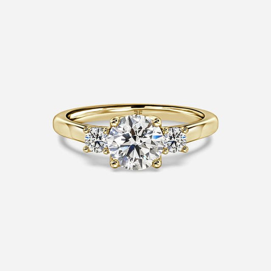Rohini Yellow Gold Engagement Ring