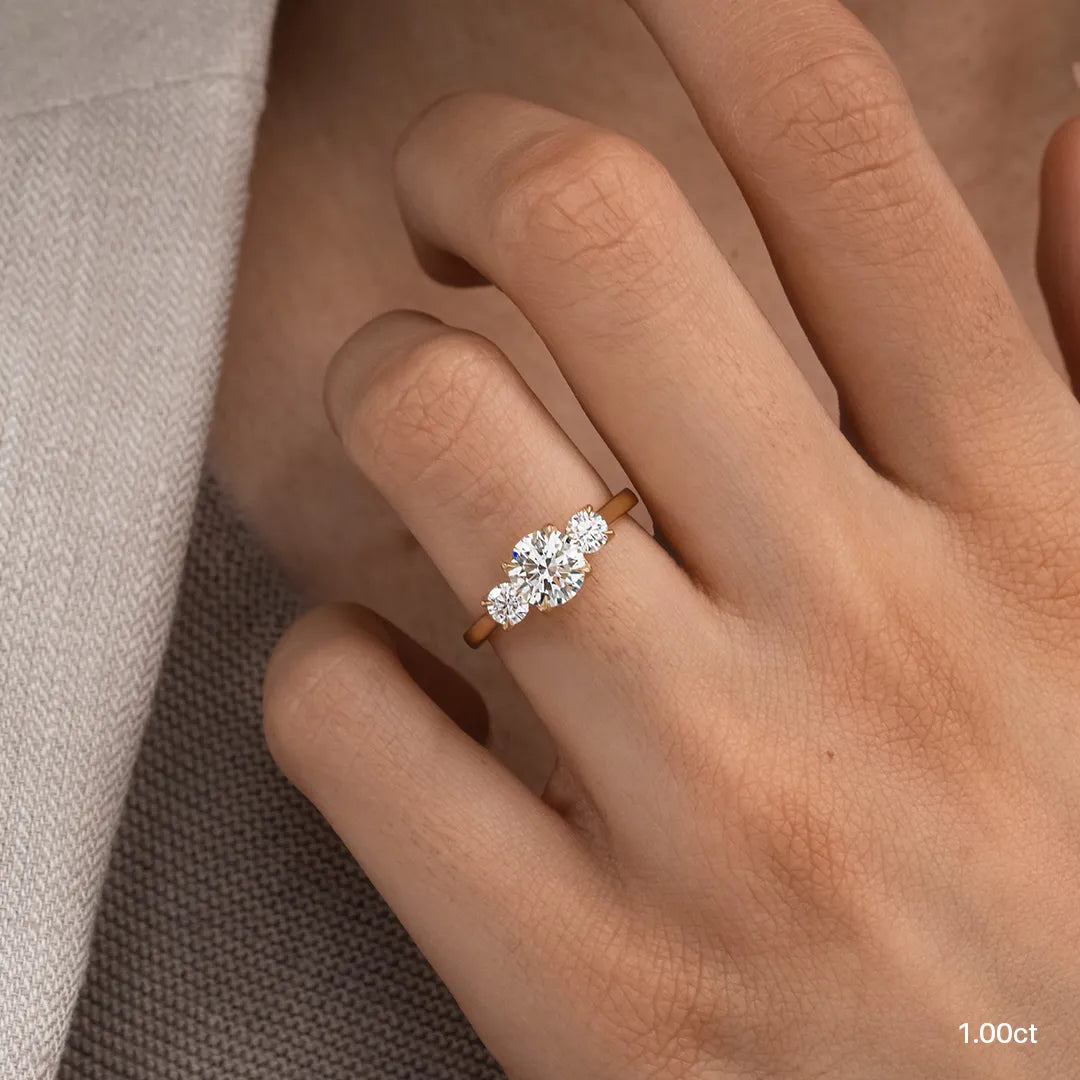 Rohini Yellow Gold Engagement Ring