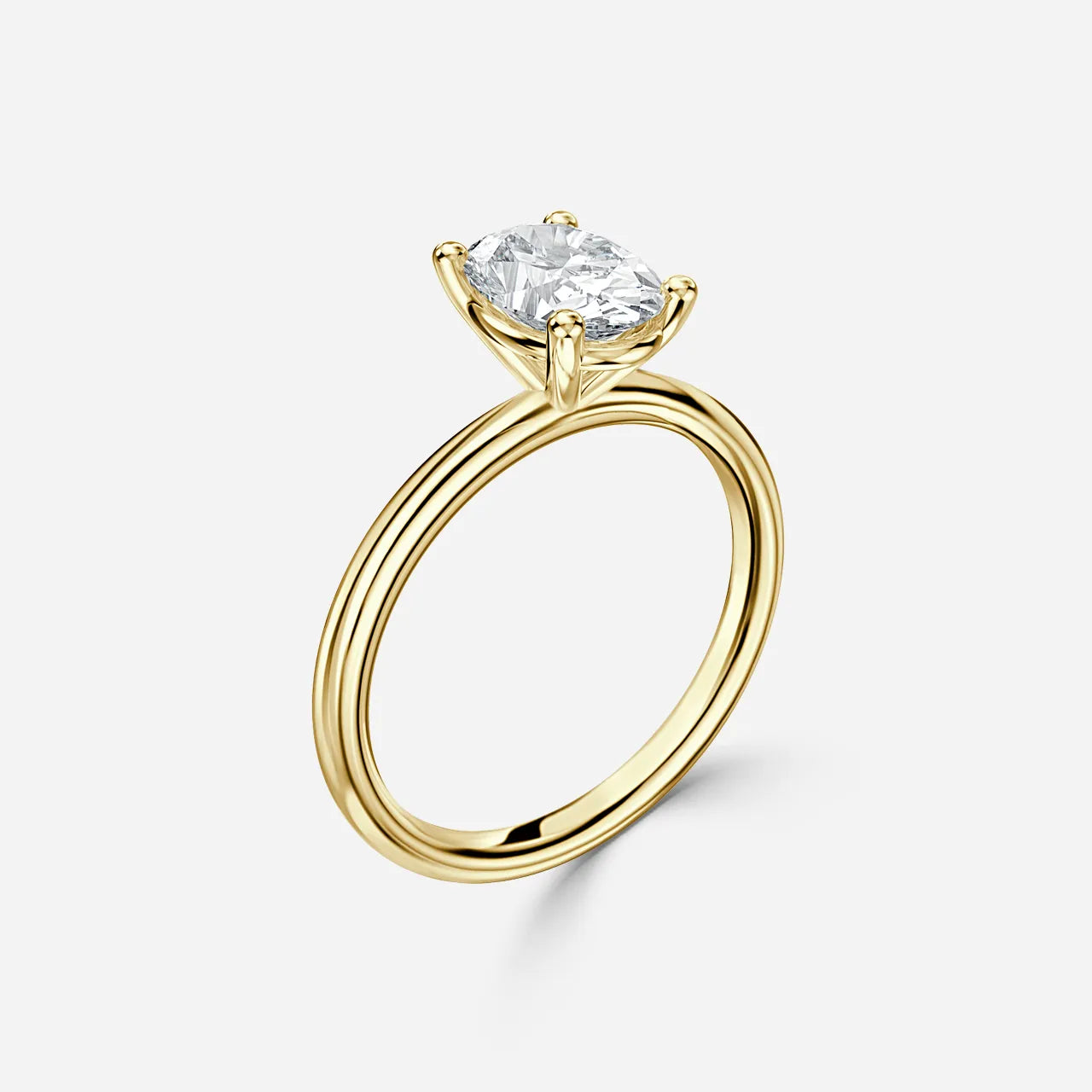 Una Yellow Gold Engagement Ring