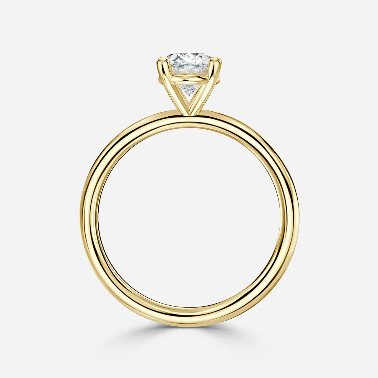 Una Yellow Gold Engagement Ring