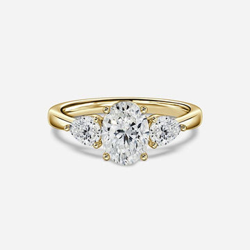 Vivian Yellow Gold Engagement Ring