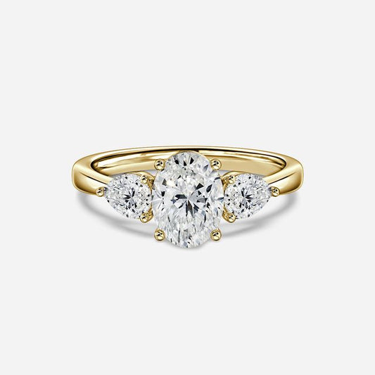 Vivian Yellow Gold Engagement Ring