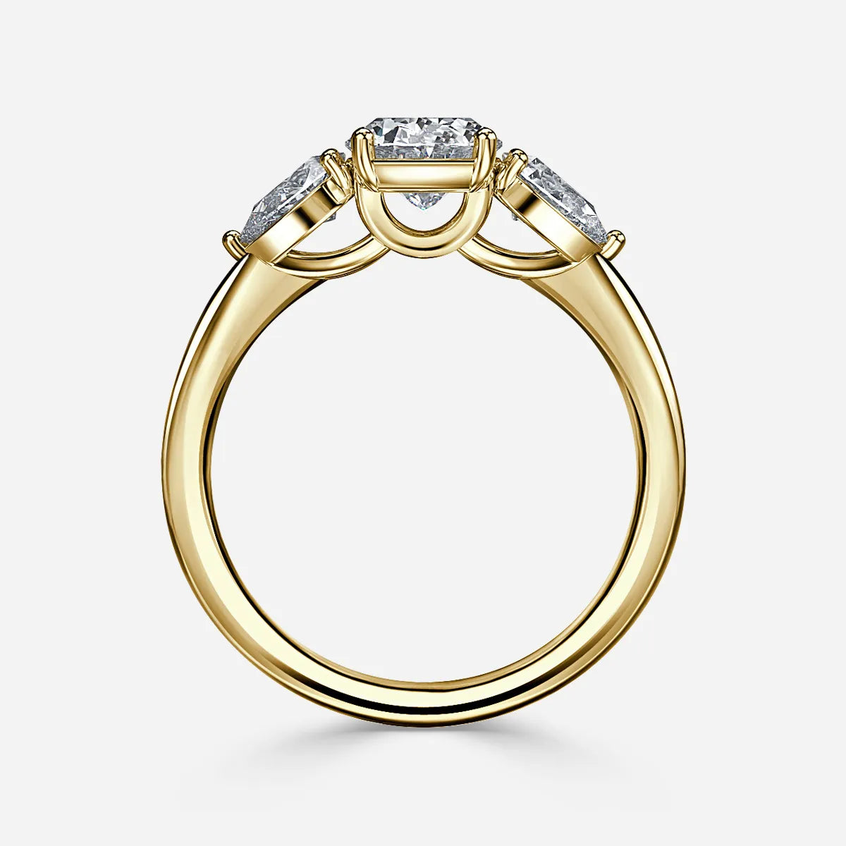 Vivian Yellow Gold Engagement Ring