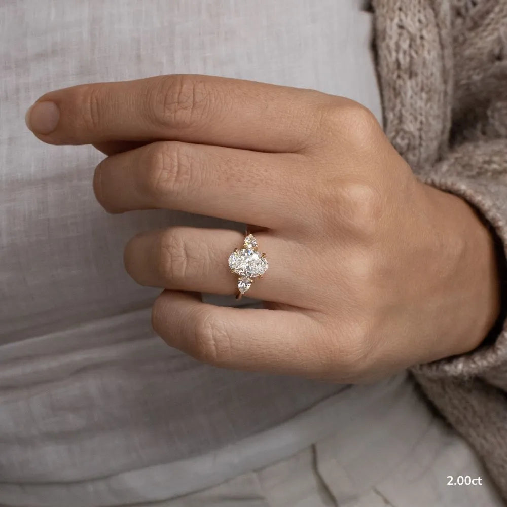 Vivian Yellow Gold Engagement Ring