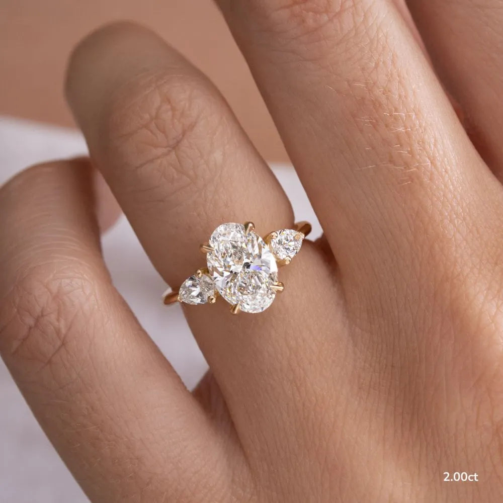 Vivian Yellow Gold Engagement Ring