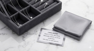 When not in use, store your jewelry in a dry place. 